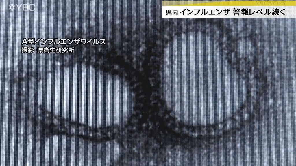 山形県内インフルエンザ警報レベル続く　今月19日までの患者数は前週比減も　県「感染予防を」