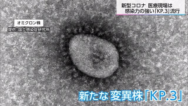 宮崎県内で新型コロナ感染拡大　変異株「ＫＰ．３」が流行　医療現場は