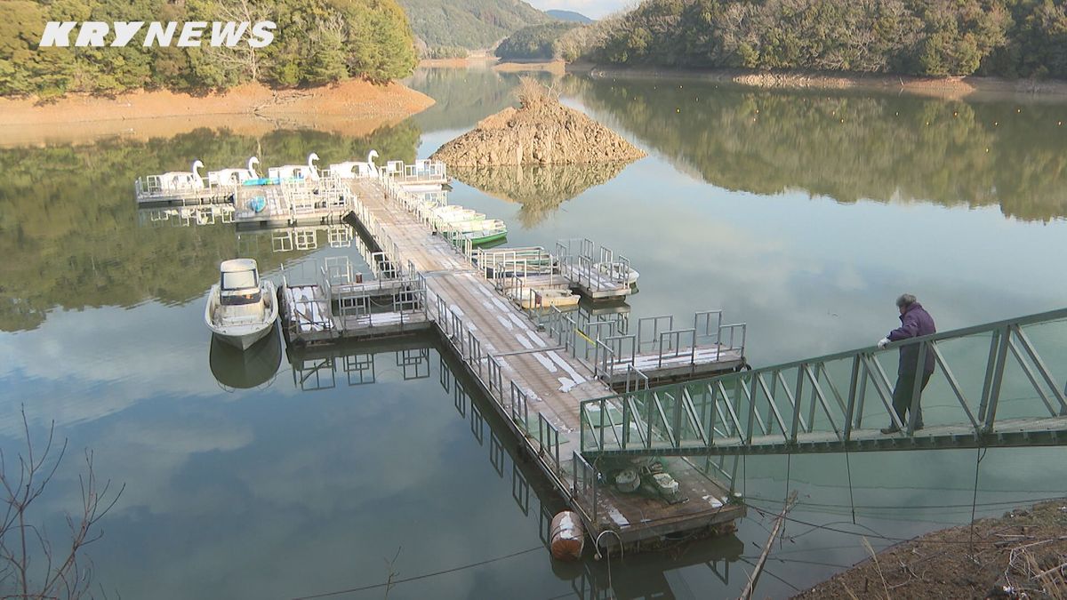 またワカサギ釣りが楽しめるように！下関・豊田湖の釣り桟橋が27日から使用再開へ