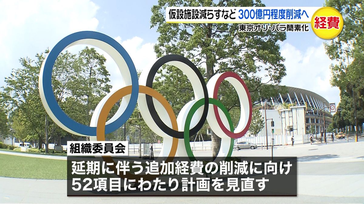 東京オリパラ簡素化　３００億円程度削減へ