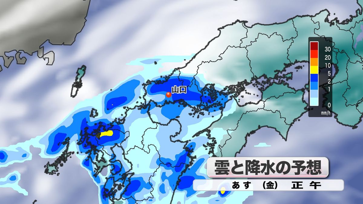 雲と降水の予想