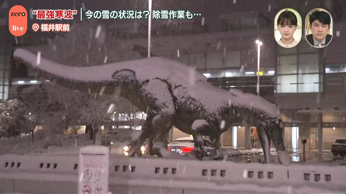 【中継】“最強寒波”除雪作業も…福井の雪の状況は