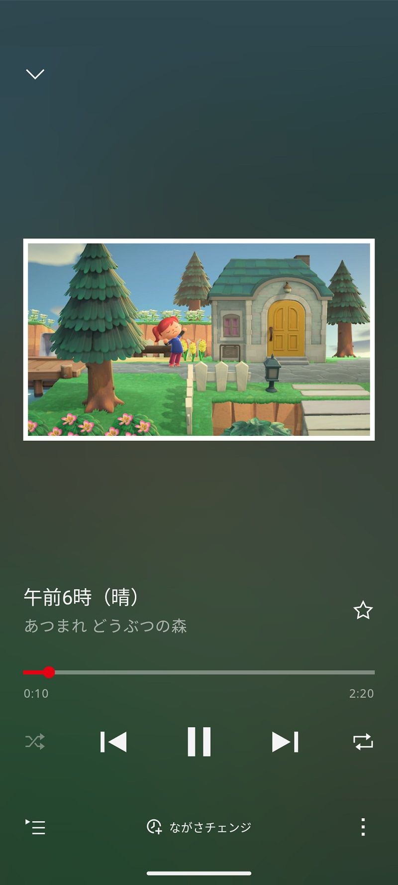 『あつまれ どうぶつの森』の楽曲も聴ける　※画面はイメージです　© Nintendo