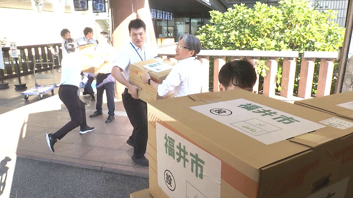 投票用紙を各市町に発送　衆議院議員選挙　県選挙管理委員会　10月15日公示･27日投開票