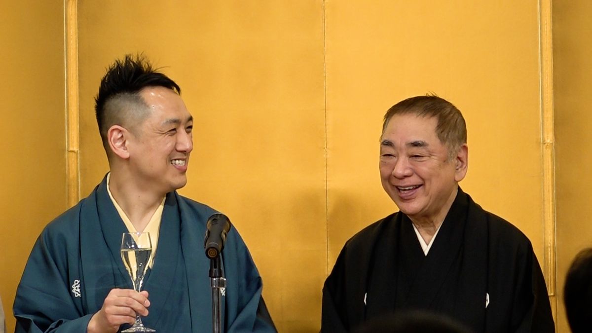 七代目三遊亭円楽さんと父・三遊亭好楽さん