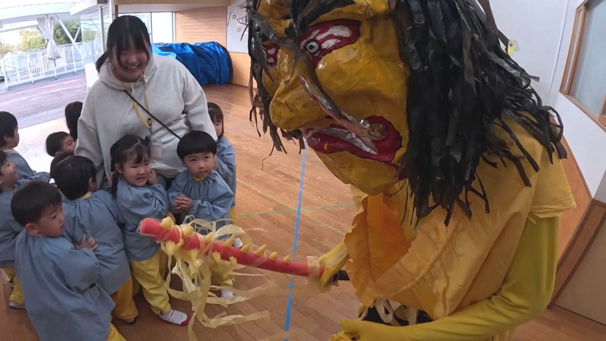 2月2日は「節分」一足早く鬼がやってきた！鬼の町でも園児が豆まき