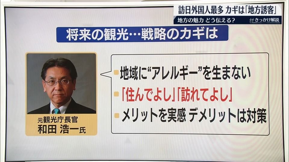 過去最多の訪日外国人　地方の魅力どう伝える？　カギを握る「地方誘客」【#きっかけ解説】