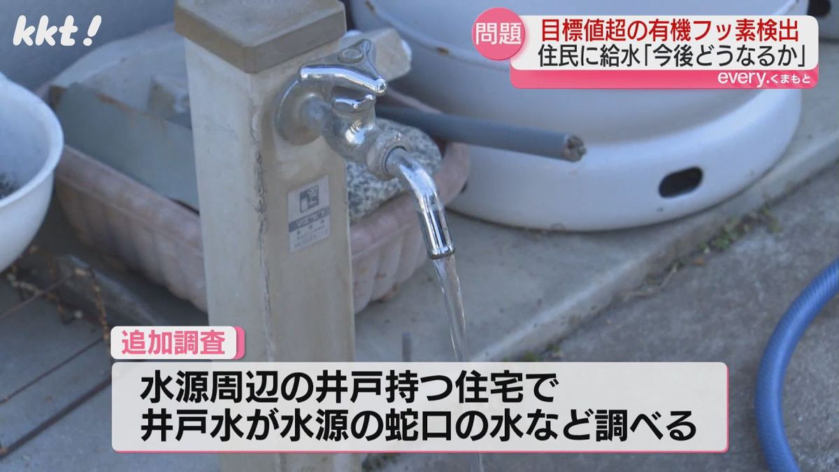 井戸水が水源の蛇口の水など調査へ