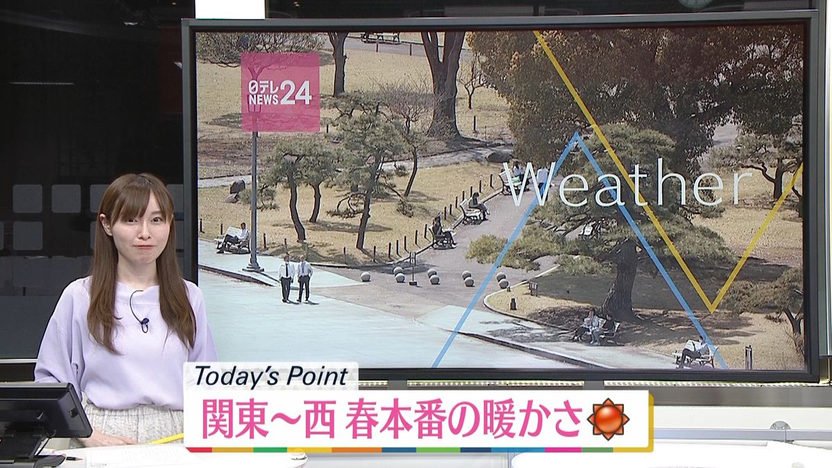 【天気】午後は全国的に晴れ　北日本と北陸では風が強い所も