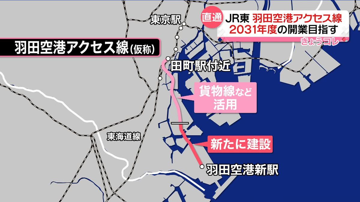 JR東日本　「羽田空港アクセス線」工事着手へ　2031年度開業目指す