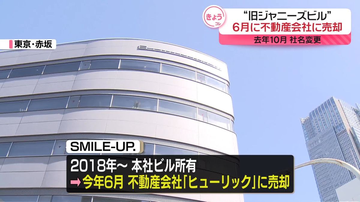 「SMILE-UP.」東京・赤坂の本社ビルを6月に売却