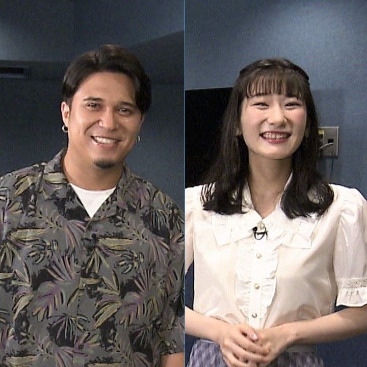 （左から）声優の木村昴さんと岡咲美保さん