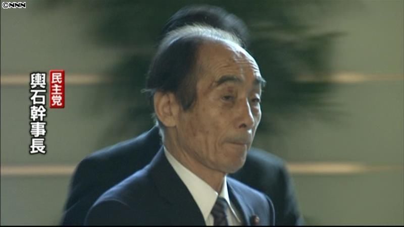 前原氏の“年内解散発言”に輿石氏が不快感