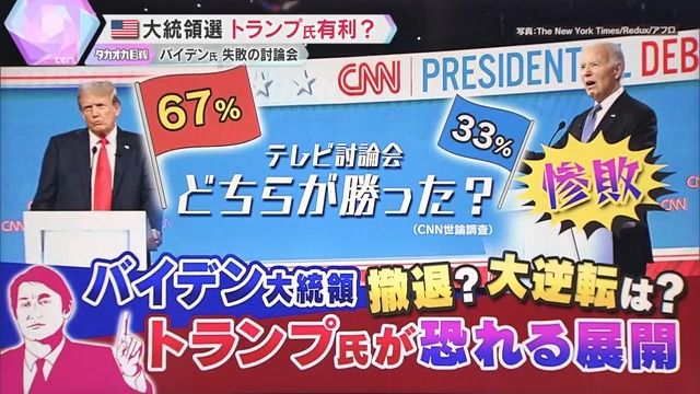 【タカオカ解説】アメリカ大統領選 バイデン氏撤退・大逆転のシナリオ「30代・無名の若者」が新候補に!?トランプ陣営は副大統領にサプライズ？7月の共和党大会を見たバイデン陣営の発表に注目！