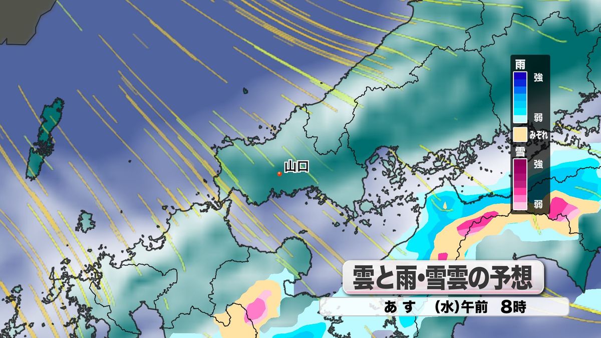 雲と雨・雪雲・風の予想