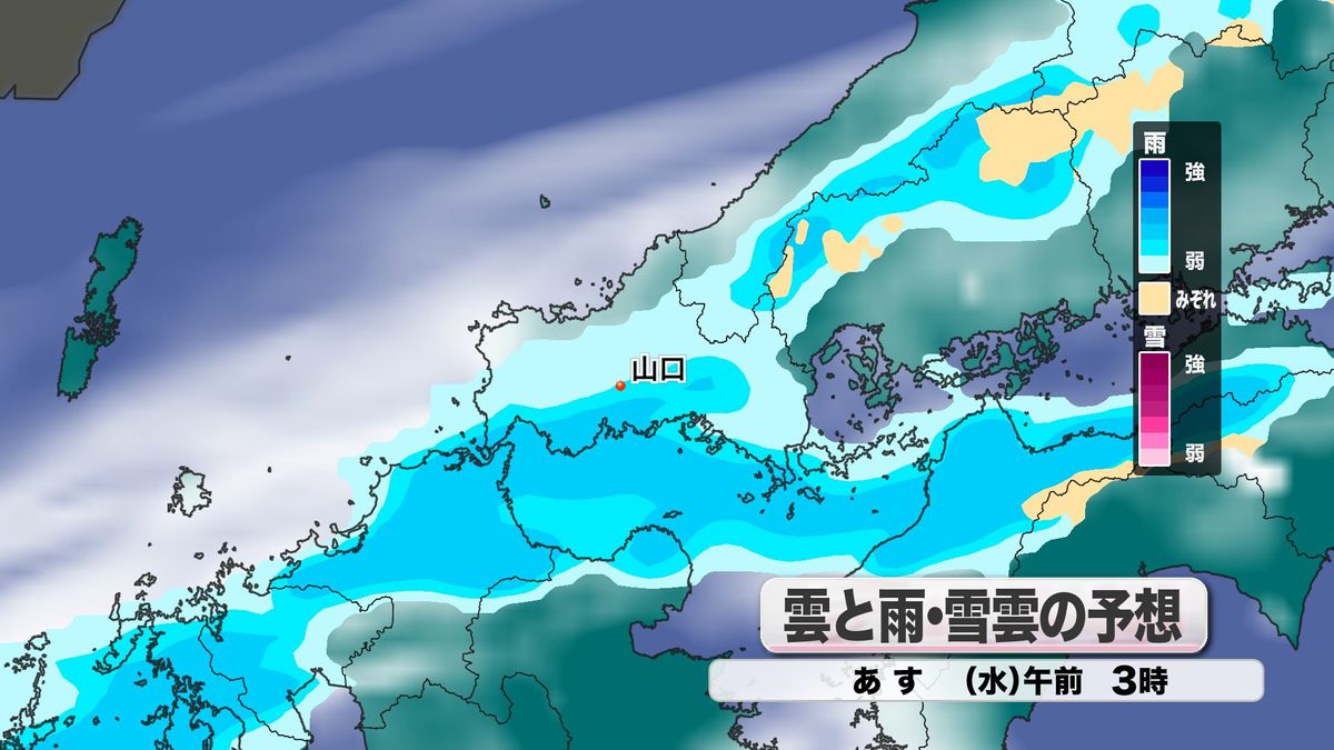 雲と雨・雪雲の予想