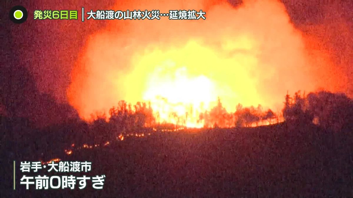 大船渡の山林火災、延焼拡大　支援の動き…佐々木朗希投手も