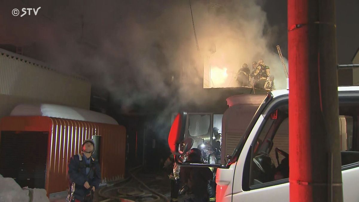 【速報】2階建て住宅で火事 現在消火活動中 札幌市北区