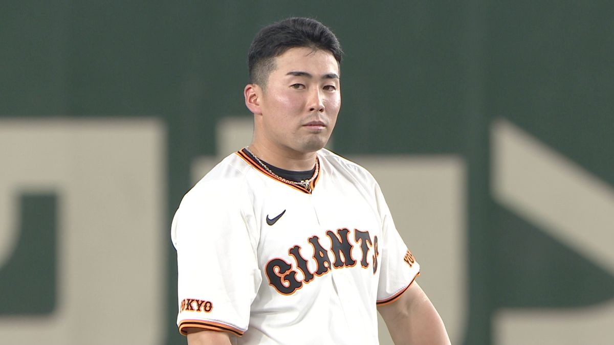 巨人の浅野翔吾選手(画像：日テレジータス)