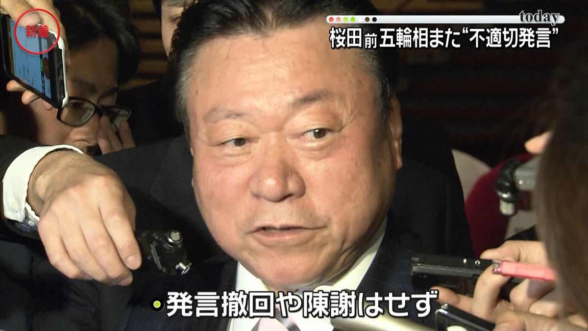 桜田前五輪相「子供３人くらい産むように」