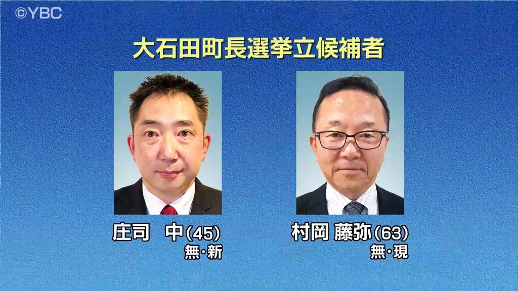 現職・新人の一騎打ち　山形県大石田町の町長選挙　午後6時現在推定投票率44.51パーセント