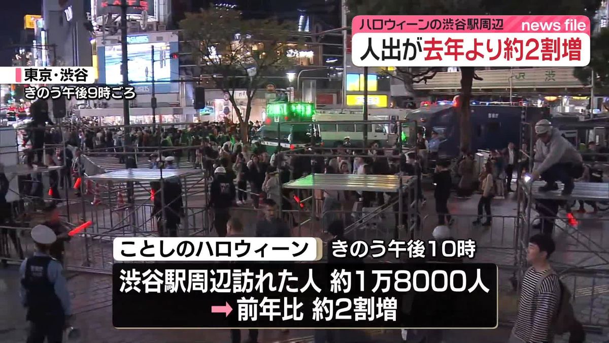 「外国人への呼びかけ強化」　渋谷区長、ハロウィーン一夜明け大きな混乱なしも人出は2割増