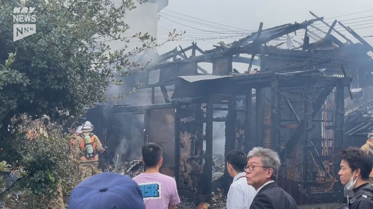 周防大島町で平屋住宅が全焼 1人が搬送　焼け跡から１人の遺体見つかる