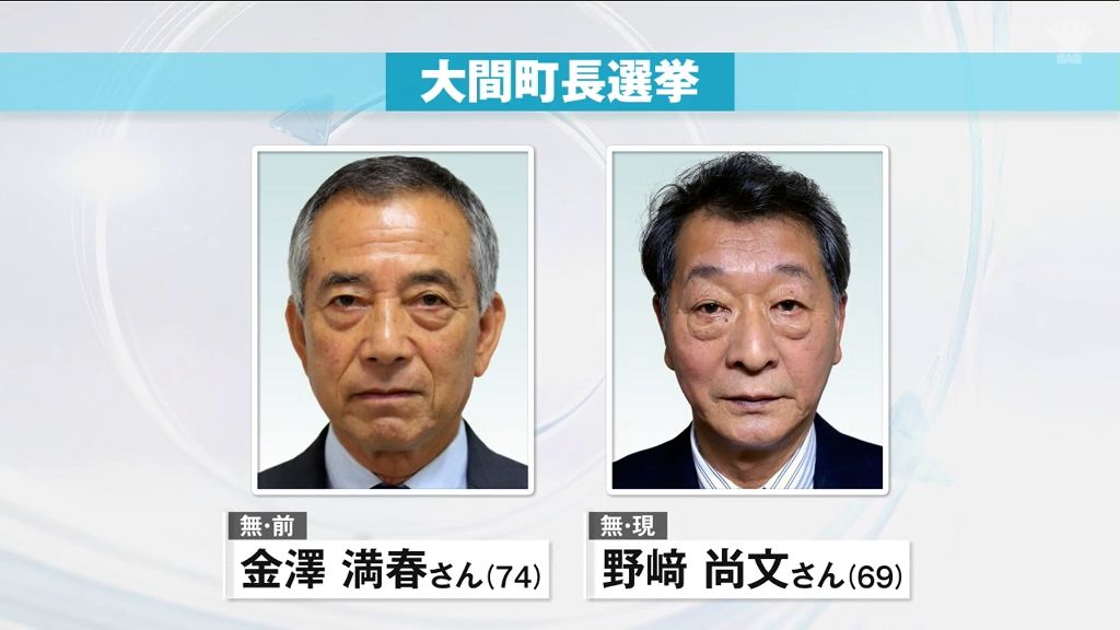 前職と現職の一騎打ち　大間町長選挙投票進む