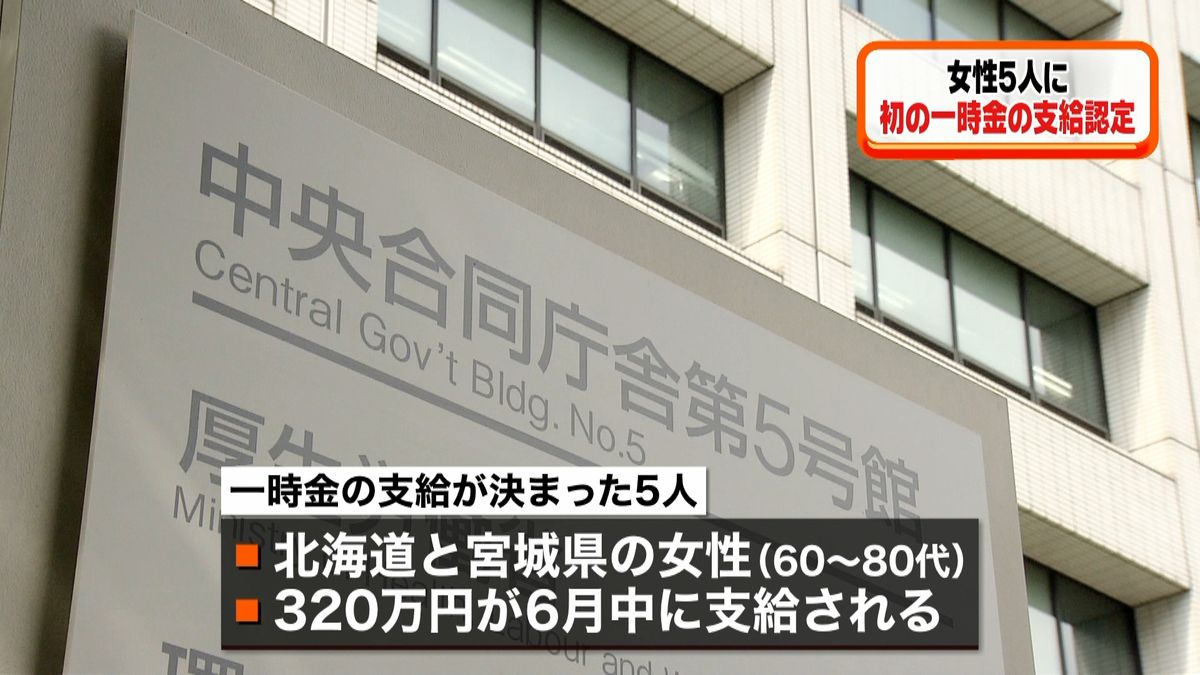 旧優生保護法救済法　初の一時金の支給認定