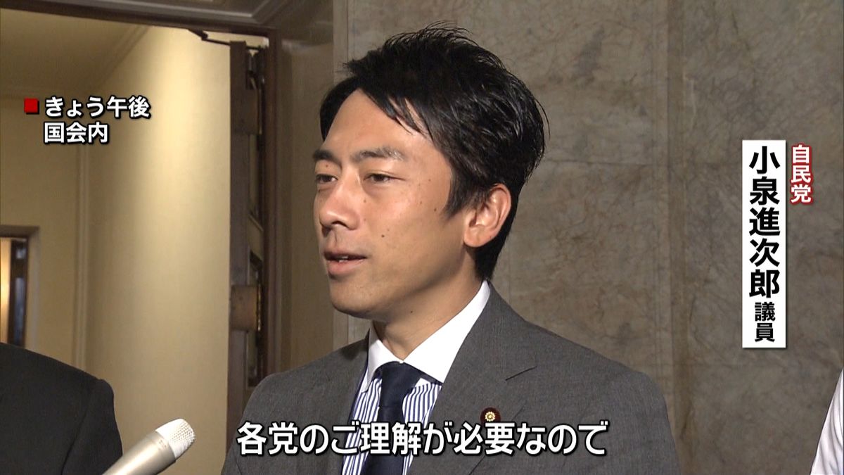 小泉進次郎議員ら超党派Ｇ、国会改革を提言