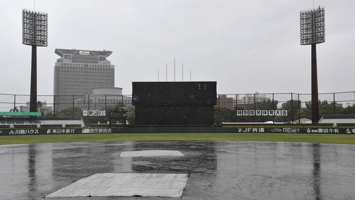 プロ野球2試合が雨天中止　広島-中日　ソフトバンク-オリックス