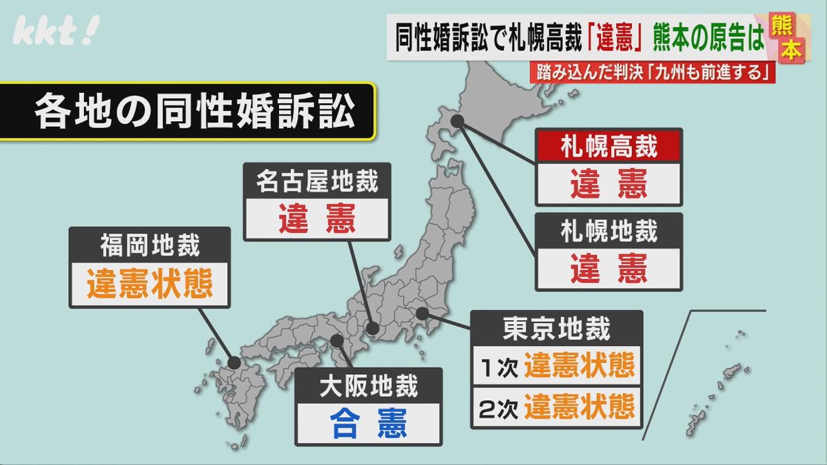 全国の地裁で判断が分かれる