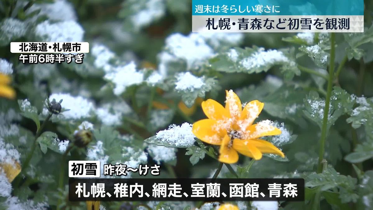 冬到来…北日本では平地も積雪の見込み　師走並みの強い寒気