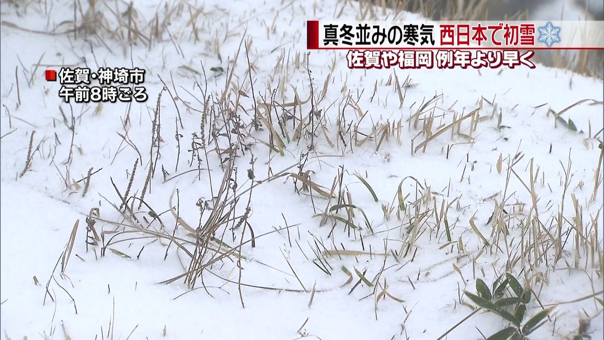 真冬並み寒気…福岡・佐賀・熊本などで初雪