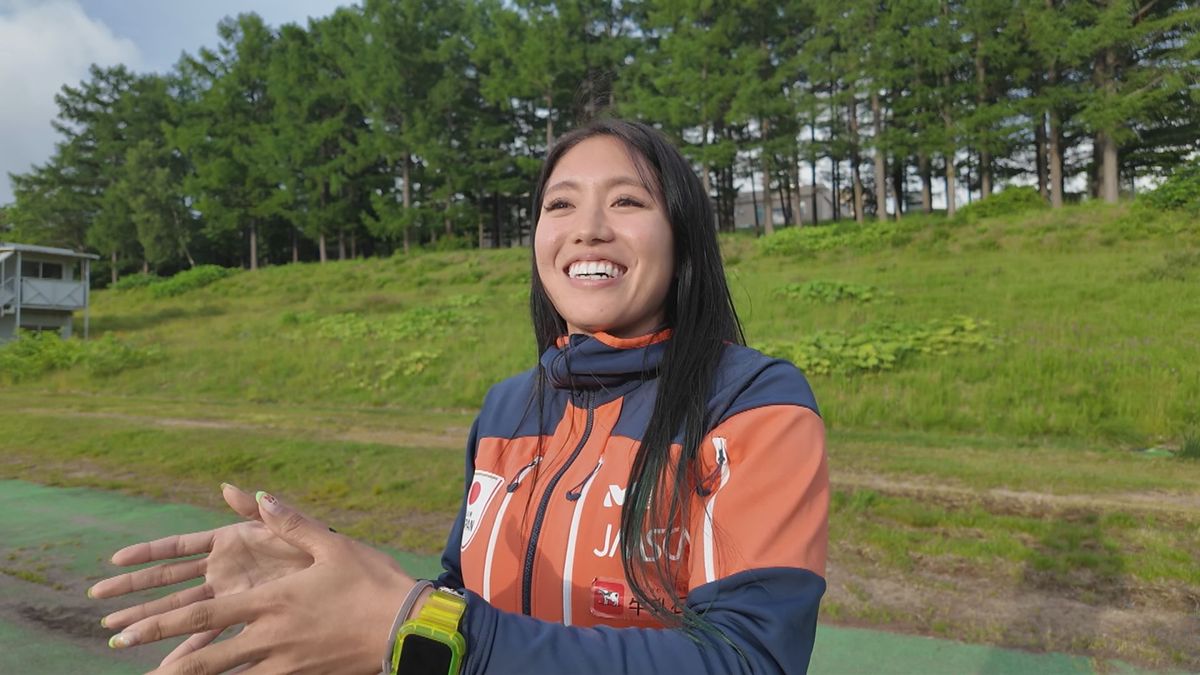 選手登録から3カ月で3位入賞　日本代表に　2年後の冬季五輪の追加競技「スキーモ」出場目指す西川町の女性