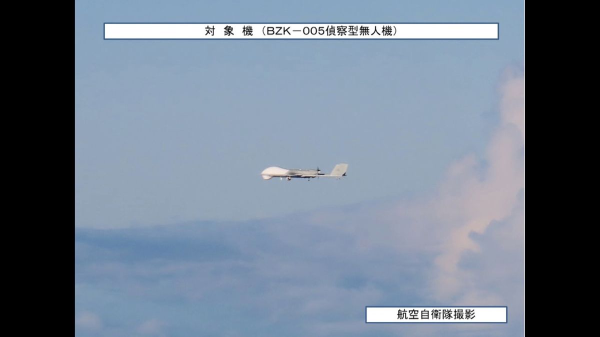 中国無人機が沖縄周辺を飛行でスクランブル