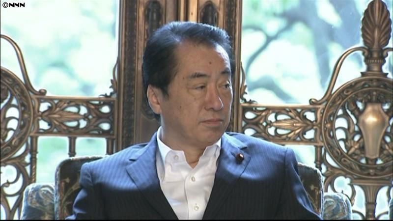 菅首相、辞任時期「常識的に判断する」