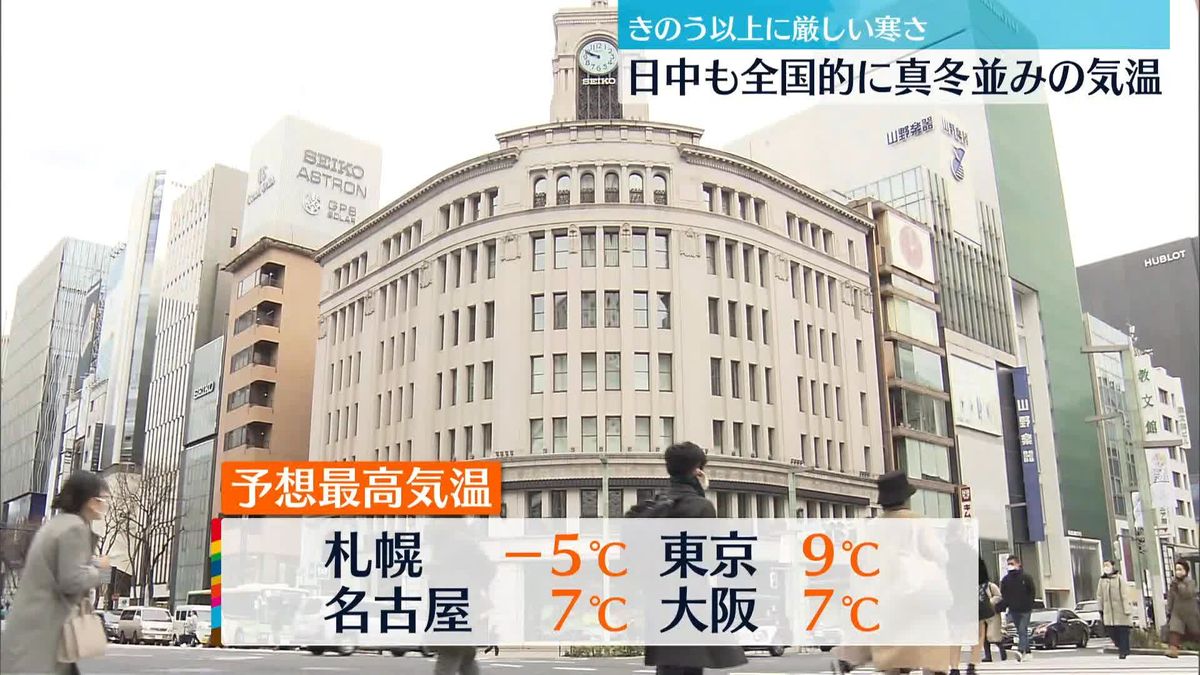 全国的に“真冬並み”厳しい寒さ　朱鞠内で氷点下30度下回る