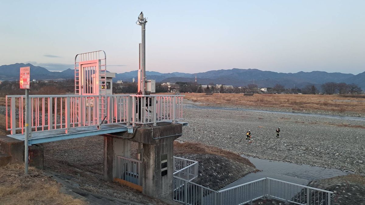 釜無川で水難事故 小1女児が流される 山梨・甲斐市