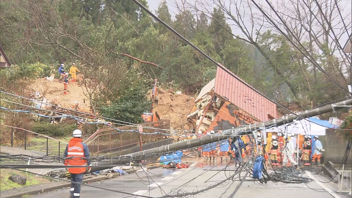 安否不明者は195人…午前から27人減　死者は128人に　石川県