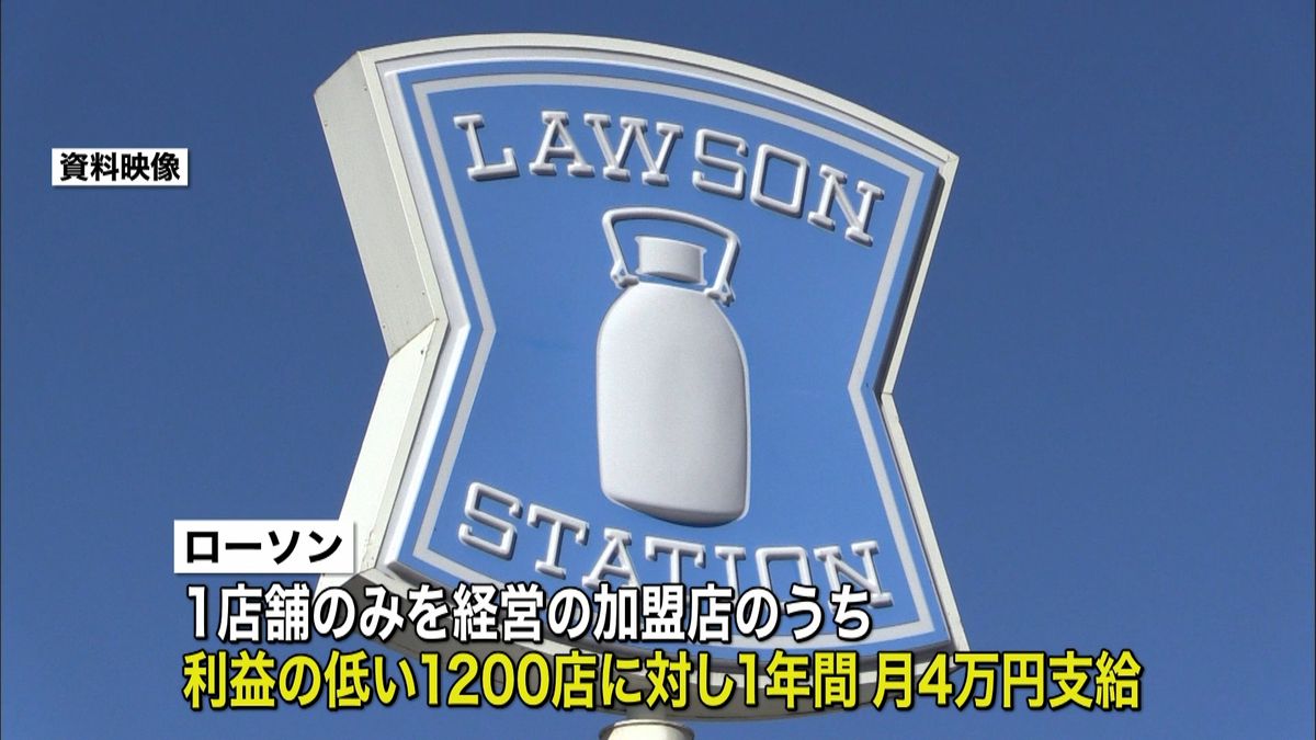 ローソン加盟店支援策　利益１０％↑目指す