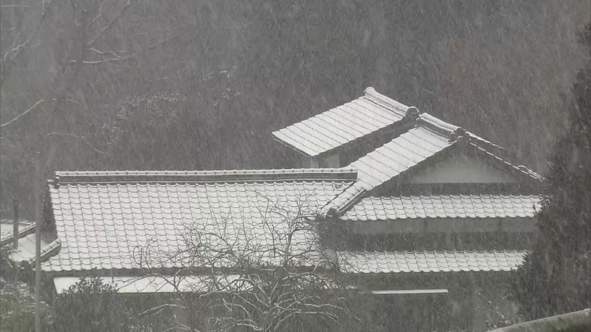 【注意】福岡と佐賀で山地を中心に29日昼前にかけて大雪の恐れ続く　筑豊地方は平地でも3センチの予想