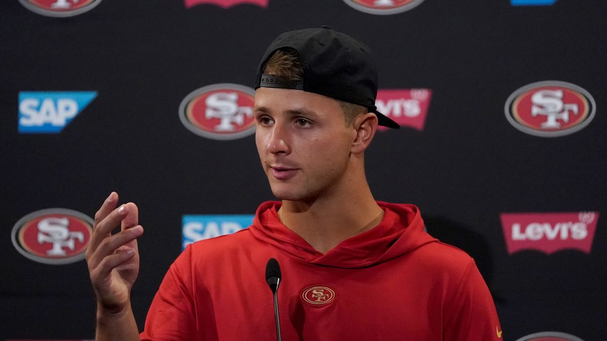 ２０２２ドラフト最下位指名の４９ｅｒｓのパーディ（写真：AP/アフロ）