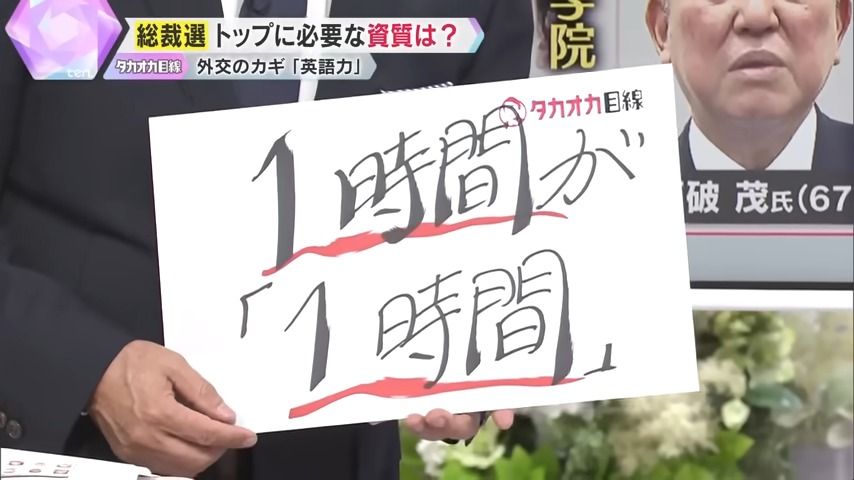 通訳なしだと1時間が正味1時間