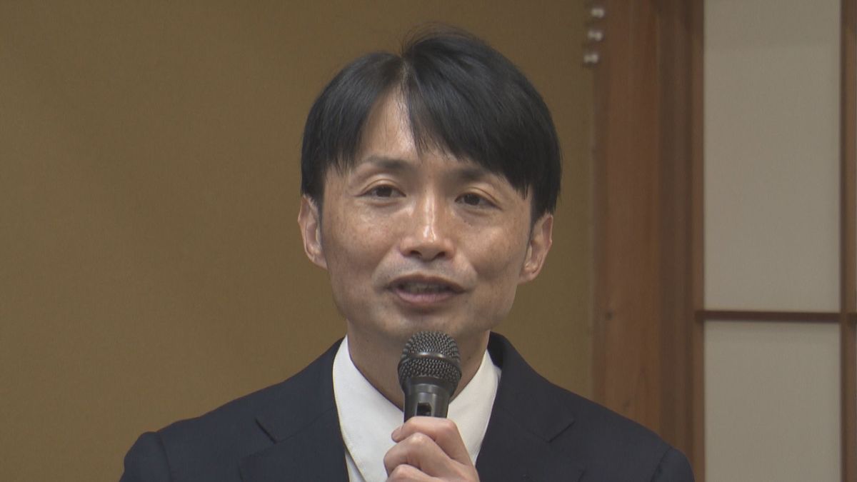 高田浩樹氏が出馬表明　越前町議会議員　「持続可能で未来志向のまちづくりを」決意　越前町長選挙、来年3月任期満了