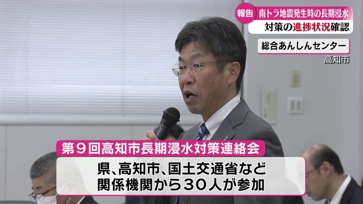 南海トラフ地震が発生した際の高知市長期浸水対策連絡会【高知】