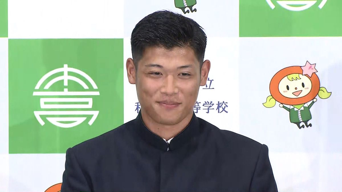 ＤｅＮＡ１位・小園健太（市和歌山高）会見