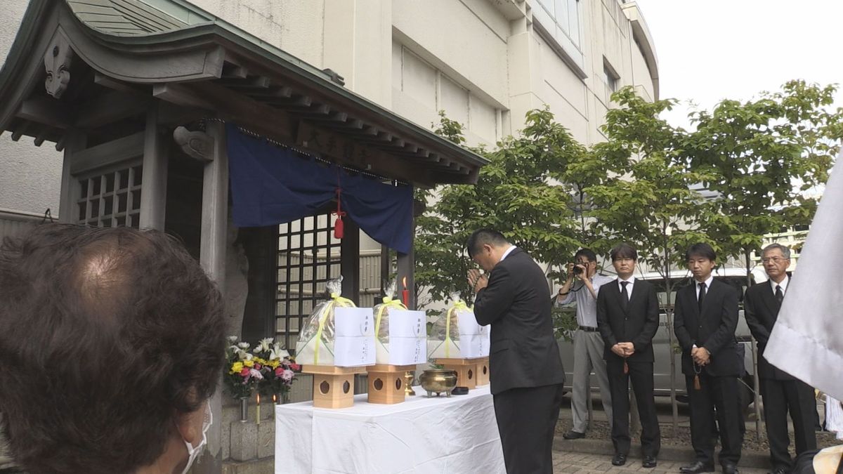 福井空襲から79年 業務中に命落とした電話交換手を供養 平和への祈り捧げる