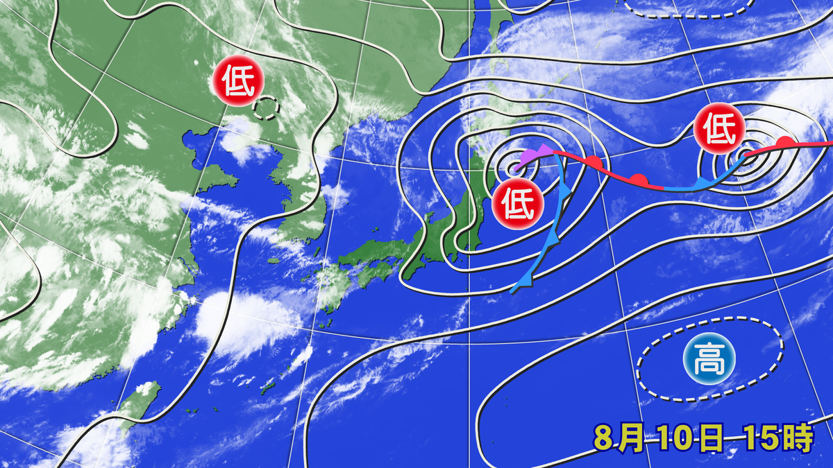 北日本１１日にかけ暴風や高波、高潮に警戒