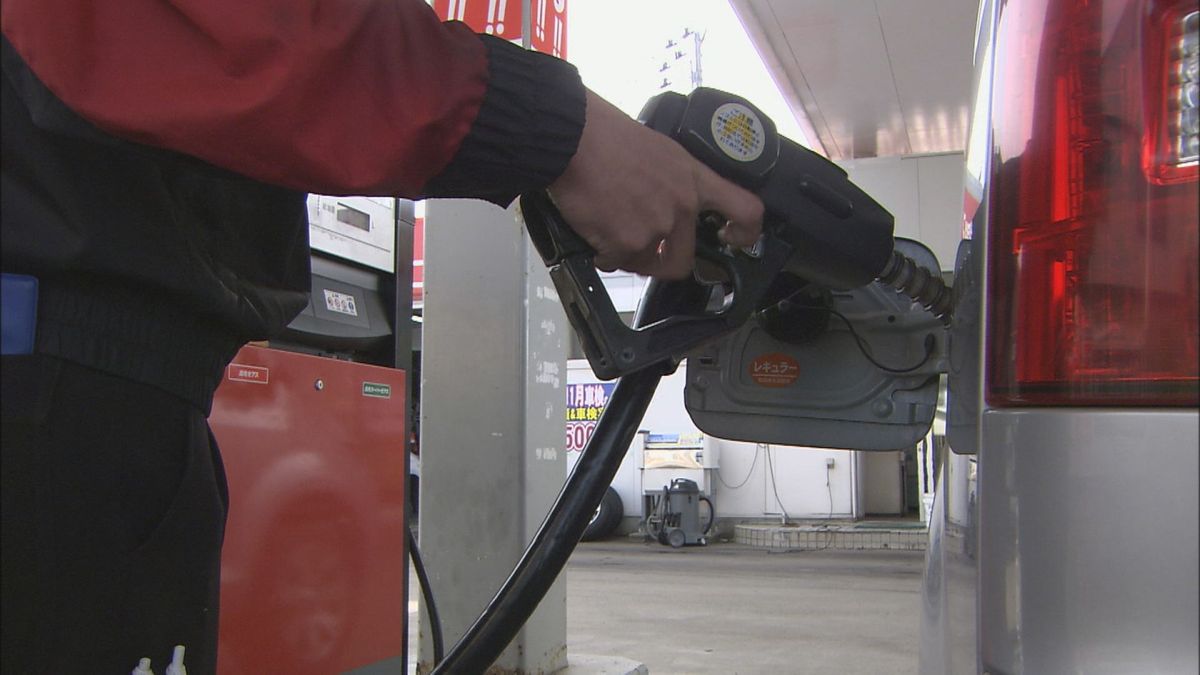 レギュラーガソリン値下がり　3か月半ぶりに160円台に